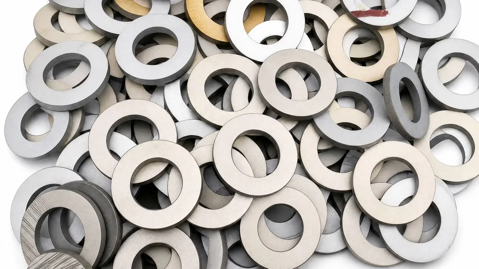 Brushed 304 stainless steel surface
