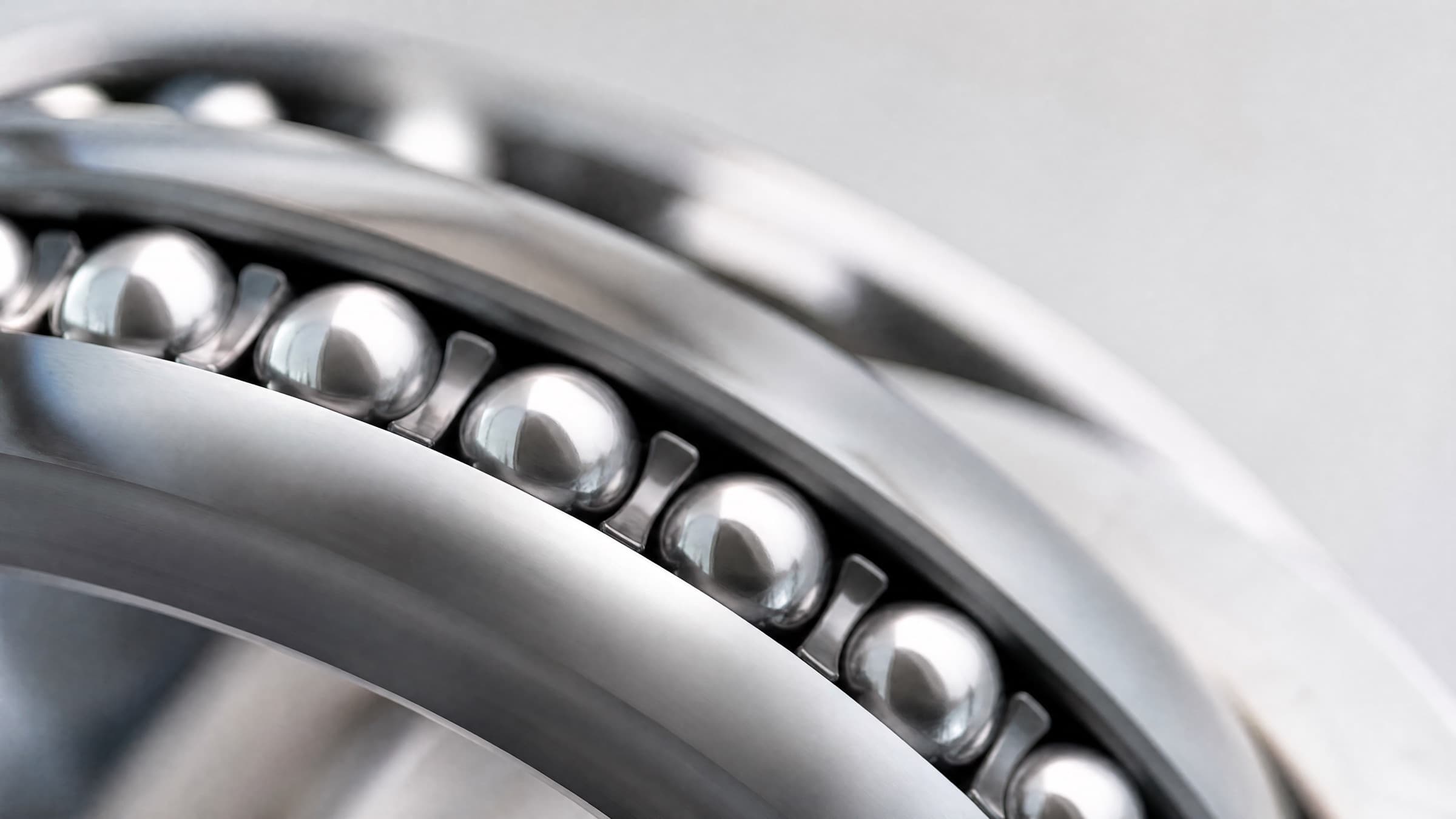 Brushed 9CR18 stainless steel surface in soft natural light