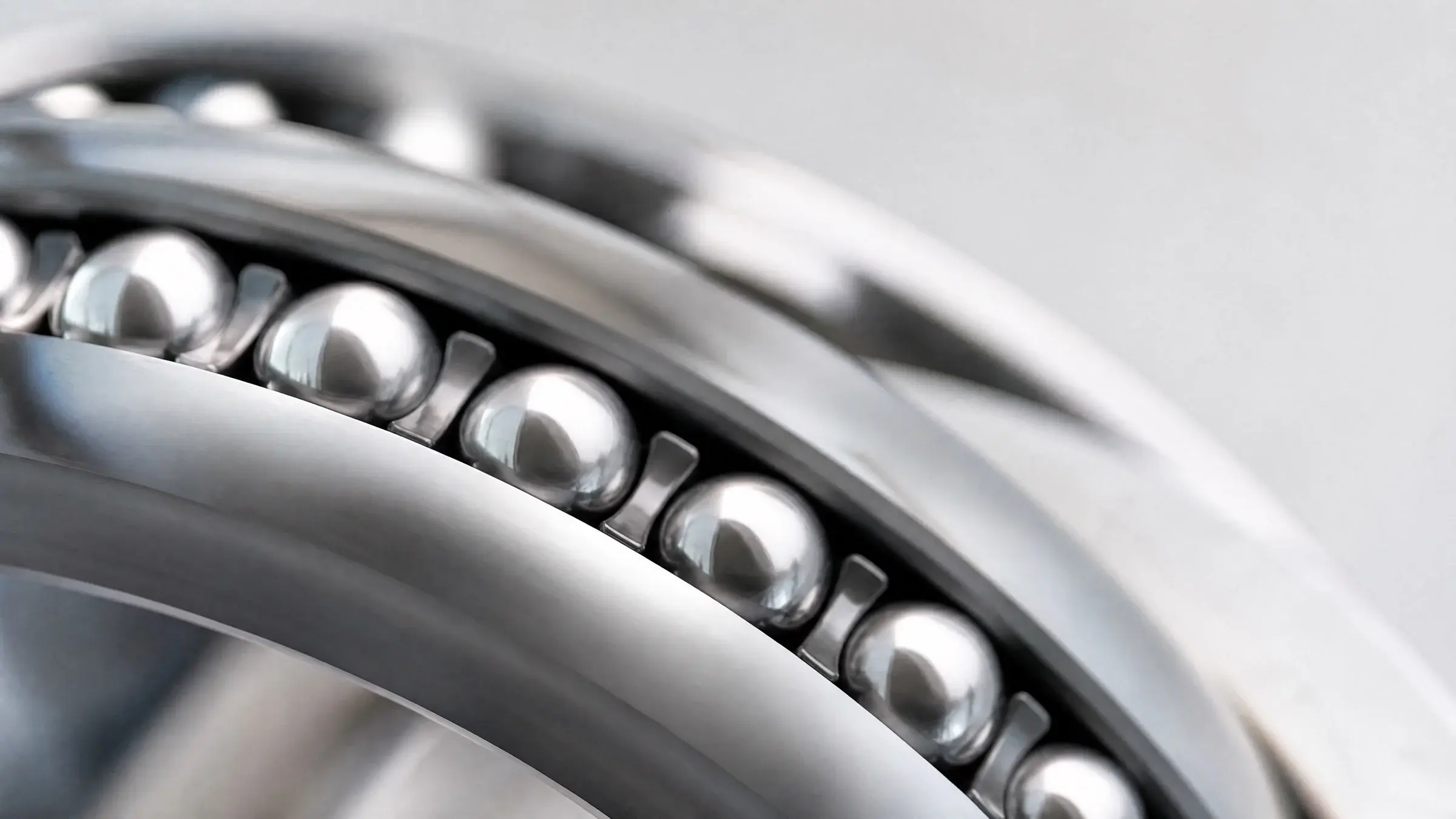 Brushed 9CR18 stainless steel surface in soft natural light