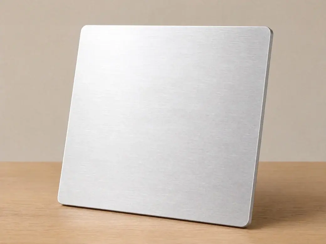 Aluminum material swatch