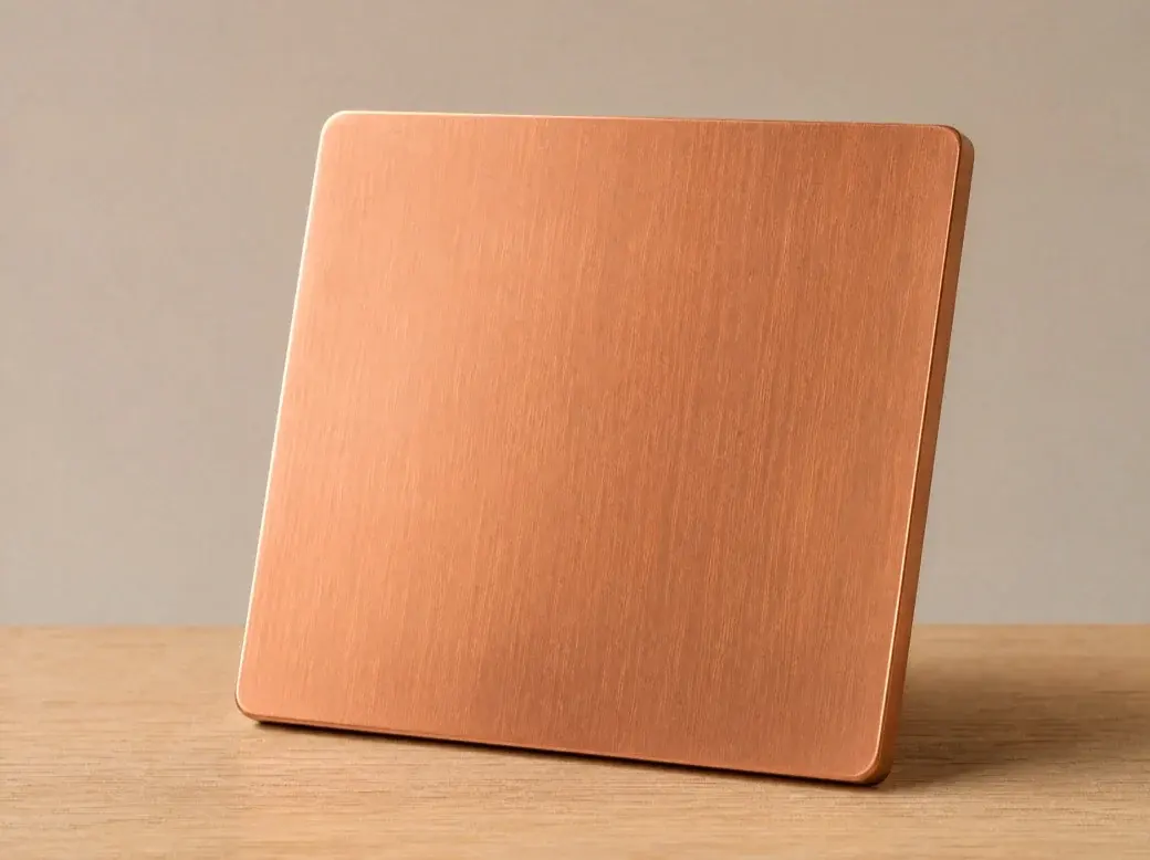 Copper material swatch