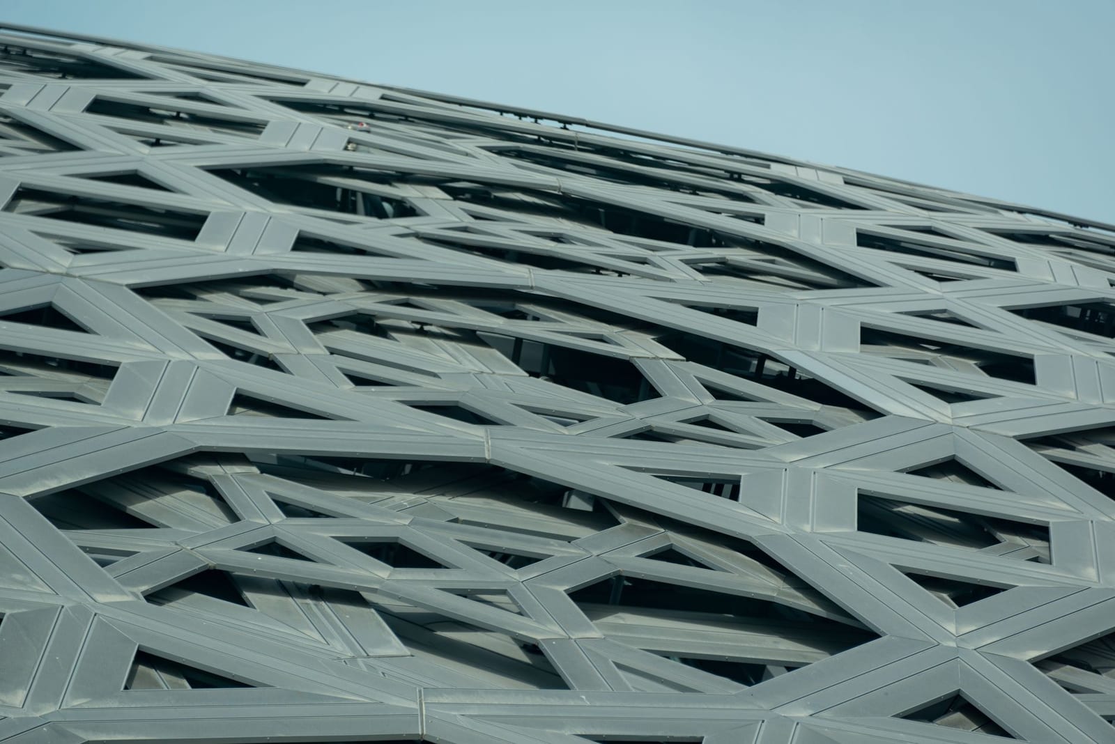 Modern steel architecture structure
