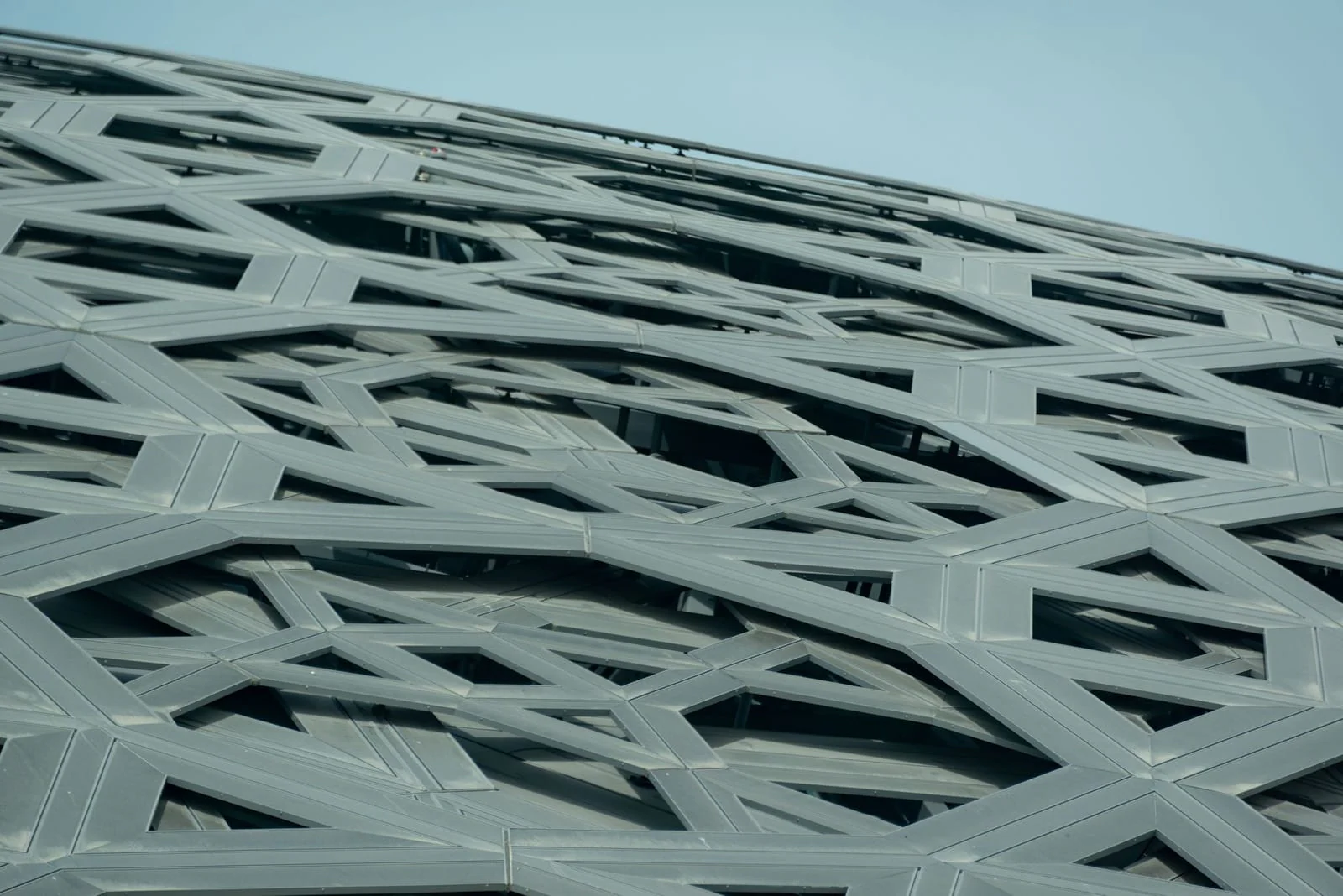 Modern steel architecture structure