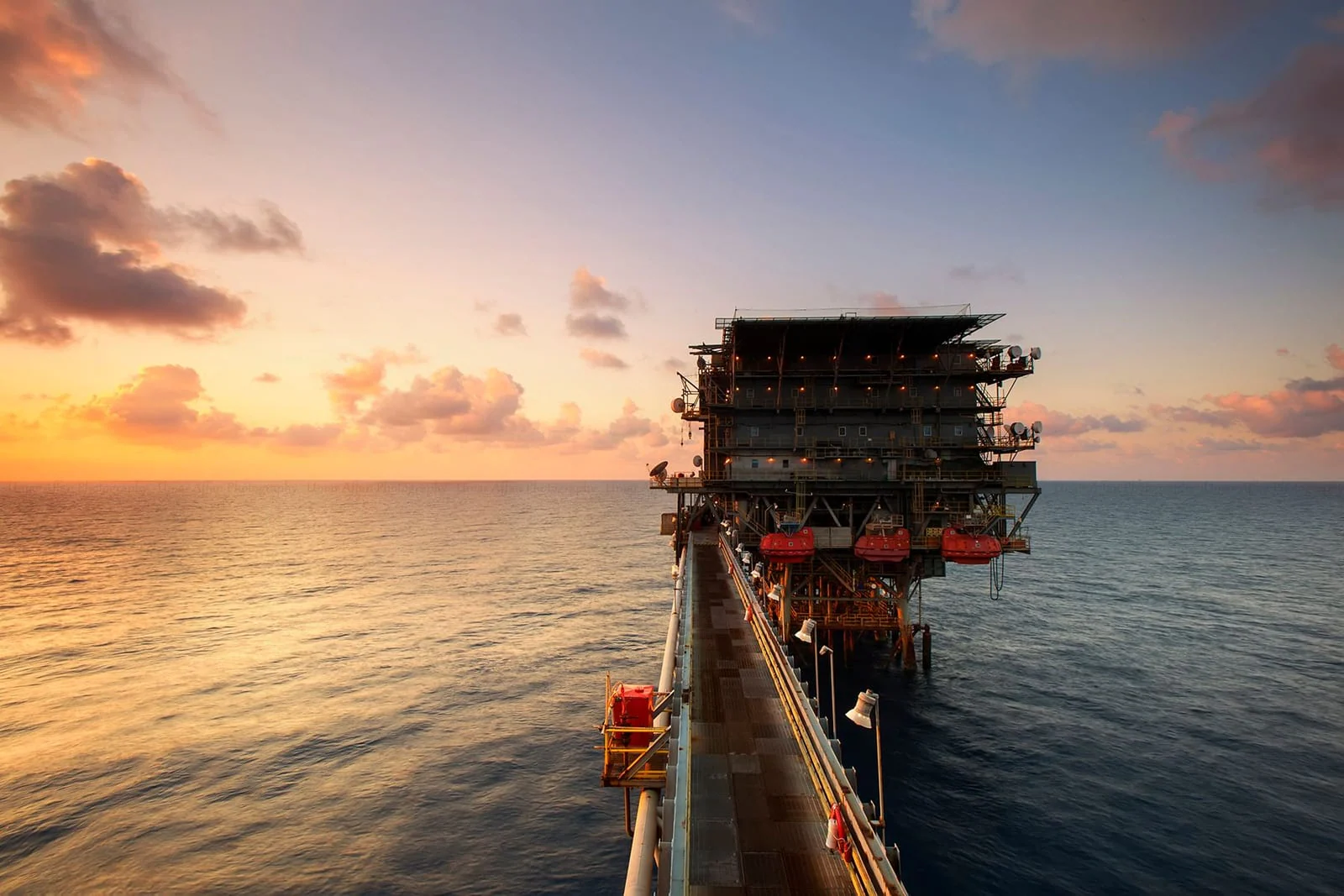 Subsea oil gas pipeline offshore