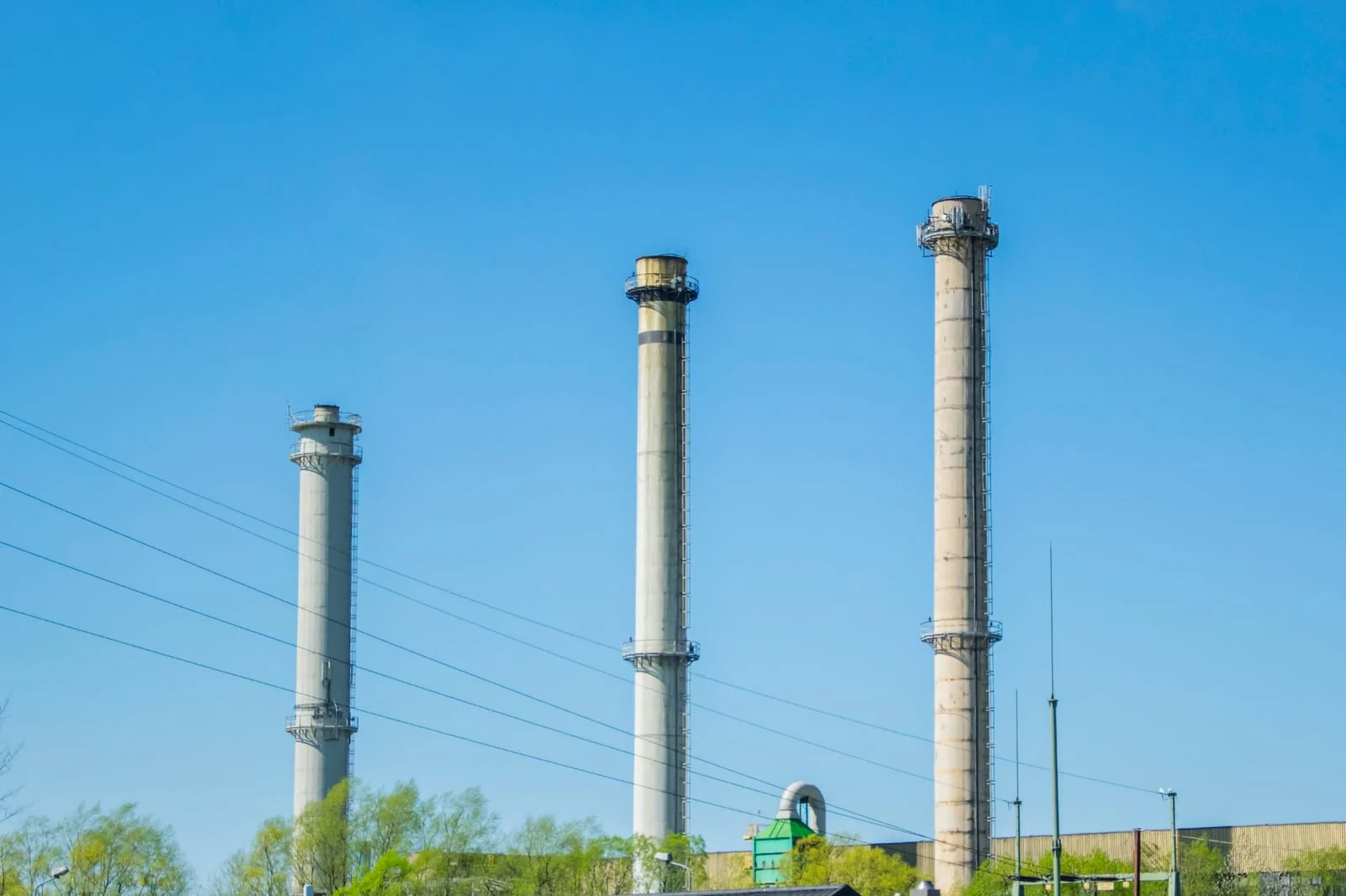 Industrial chimney flue stack factory
