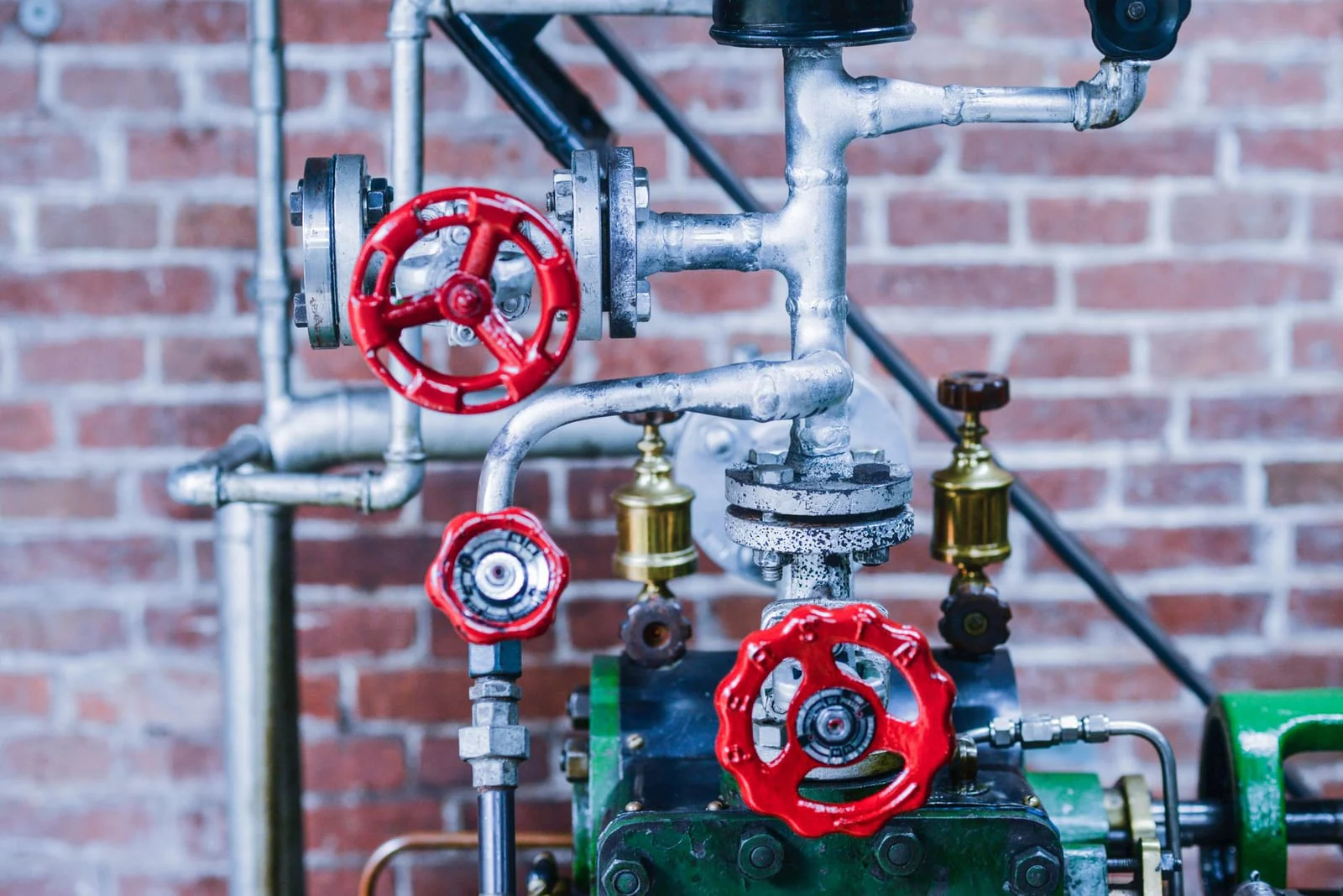 Industrial pump valve metal