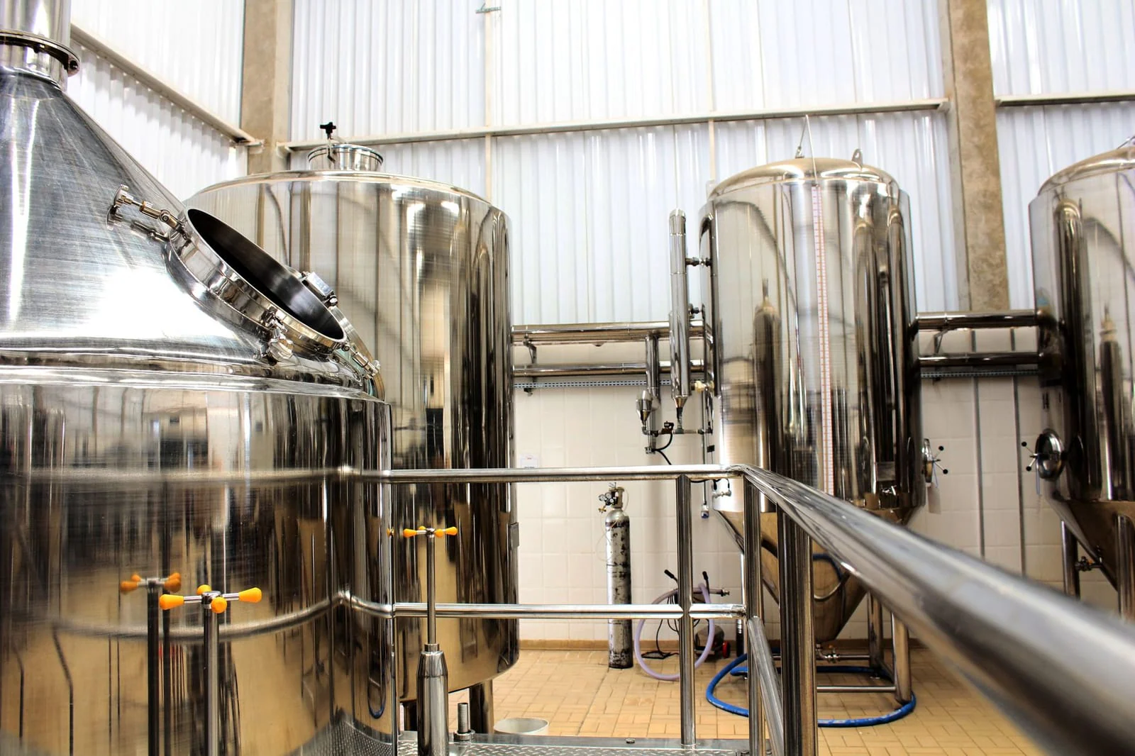 Dairy stainless steel tanks brewery
