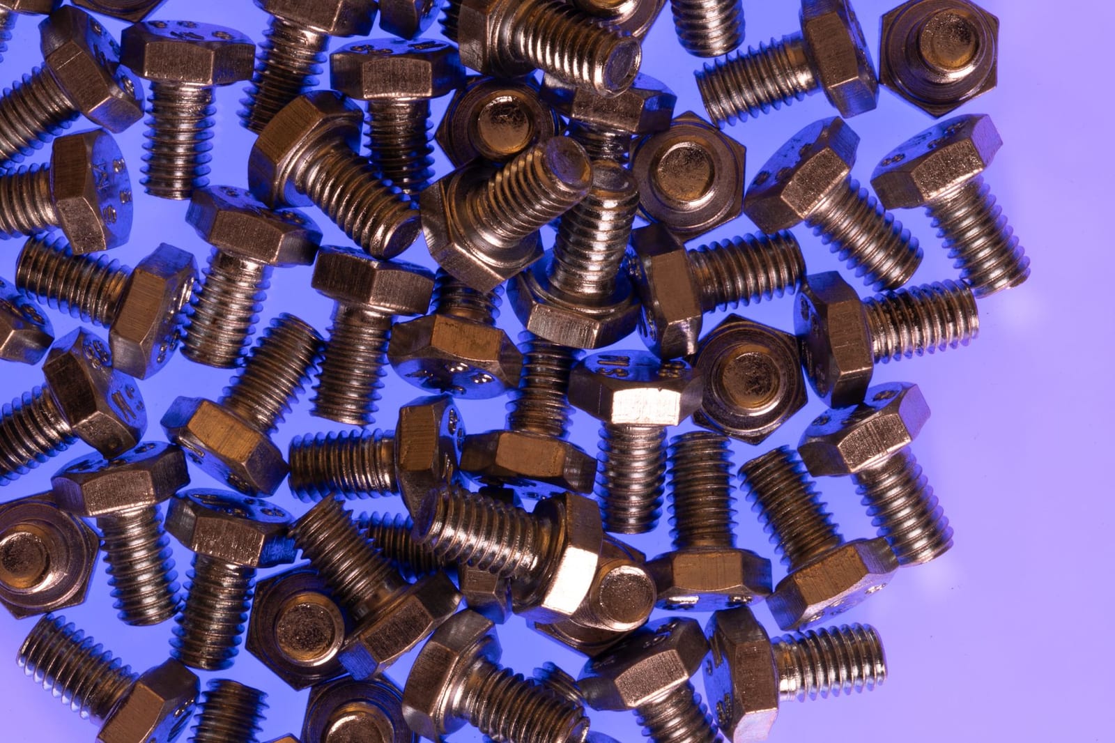 Hex bolts nuts steel pile