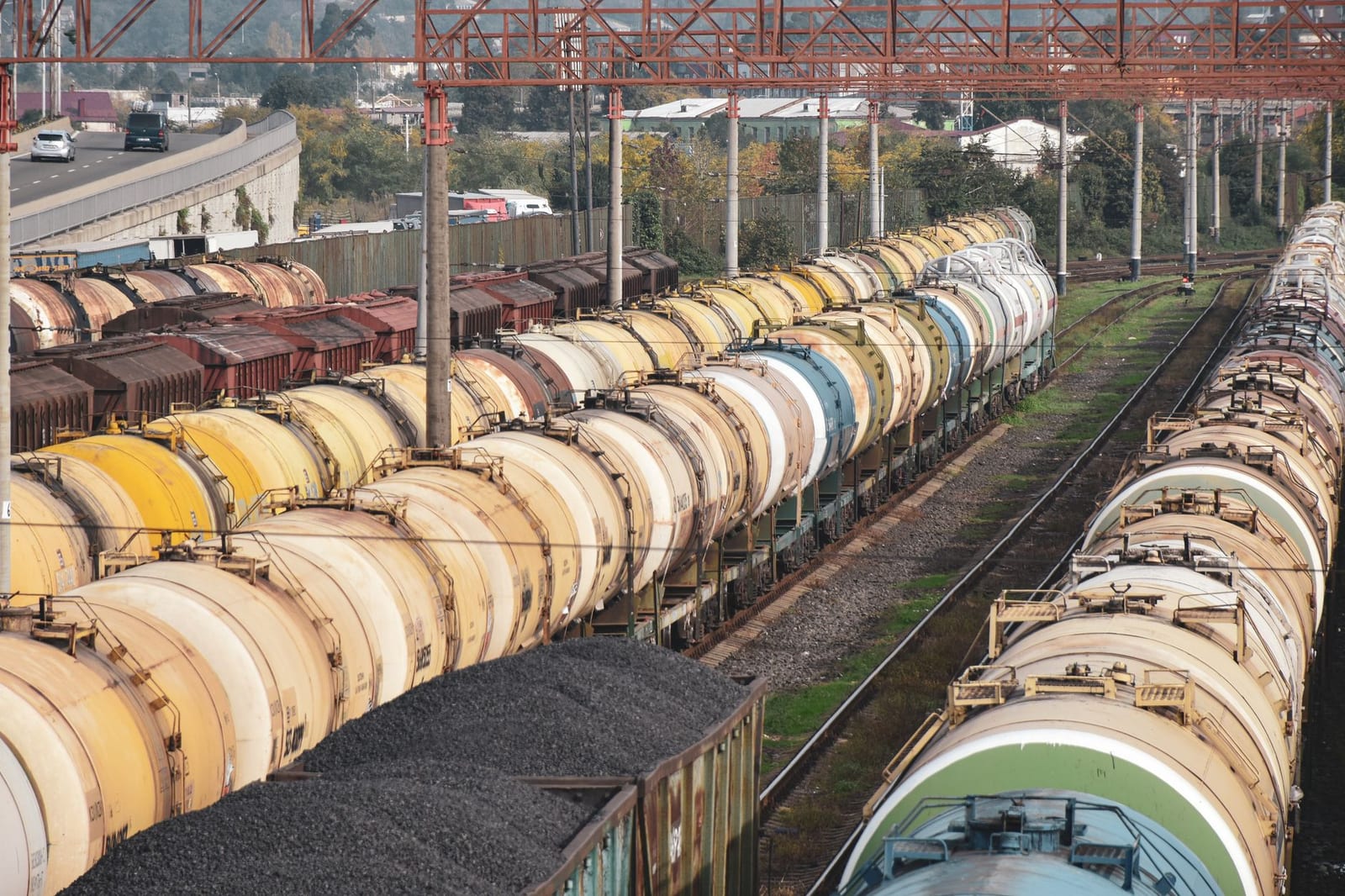 Aluminium train railcar transport