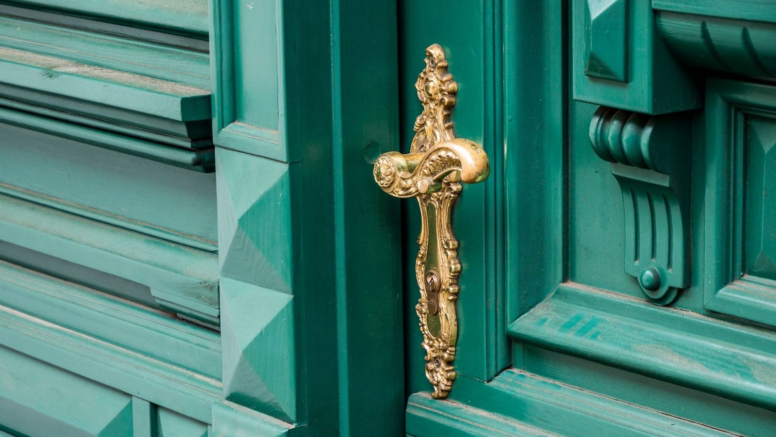 Brass hardware decorative