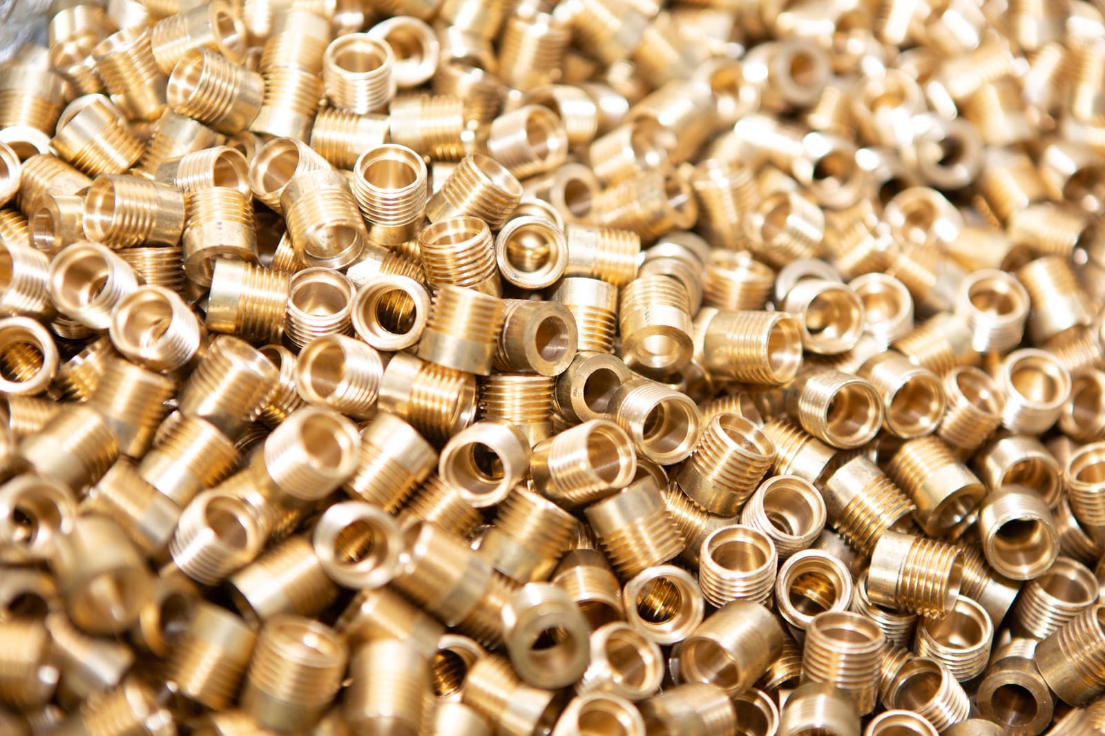 Brass stamped metal parts