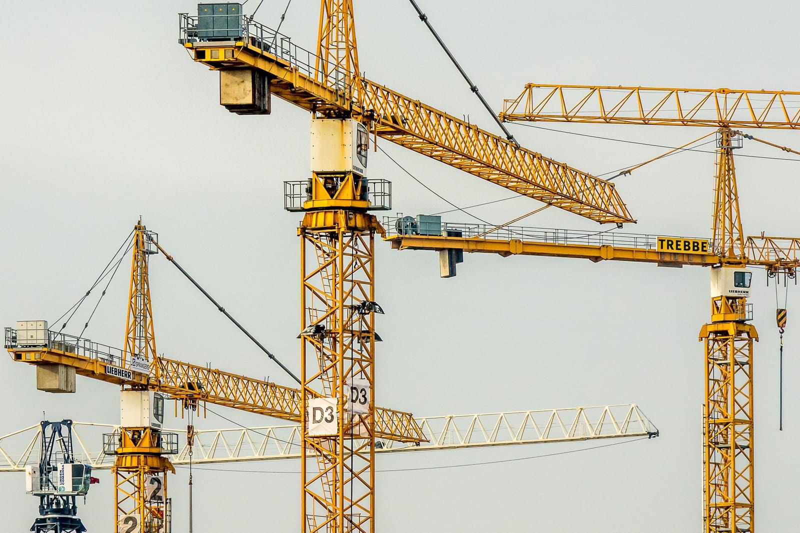 Construction tower crane