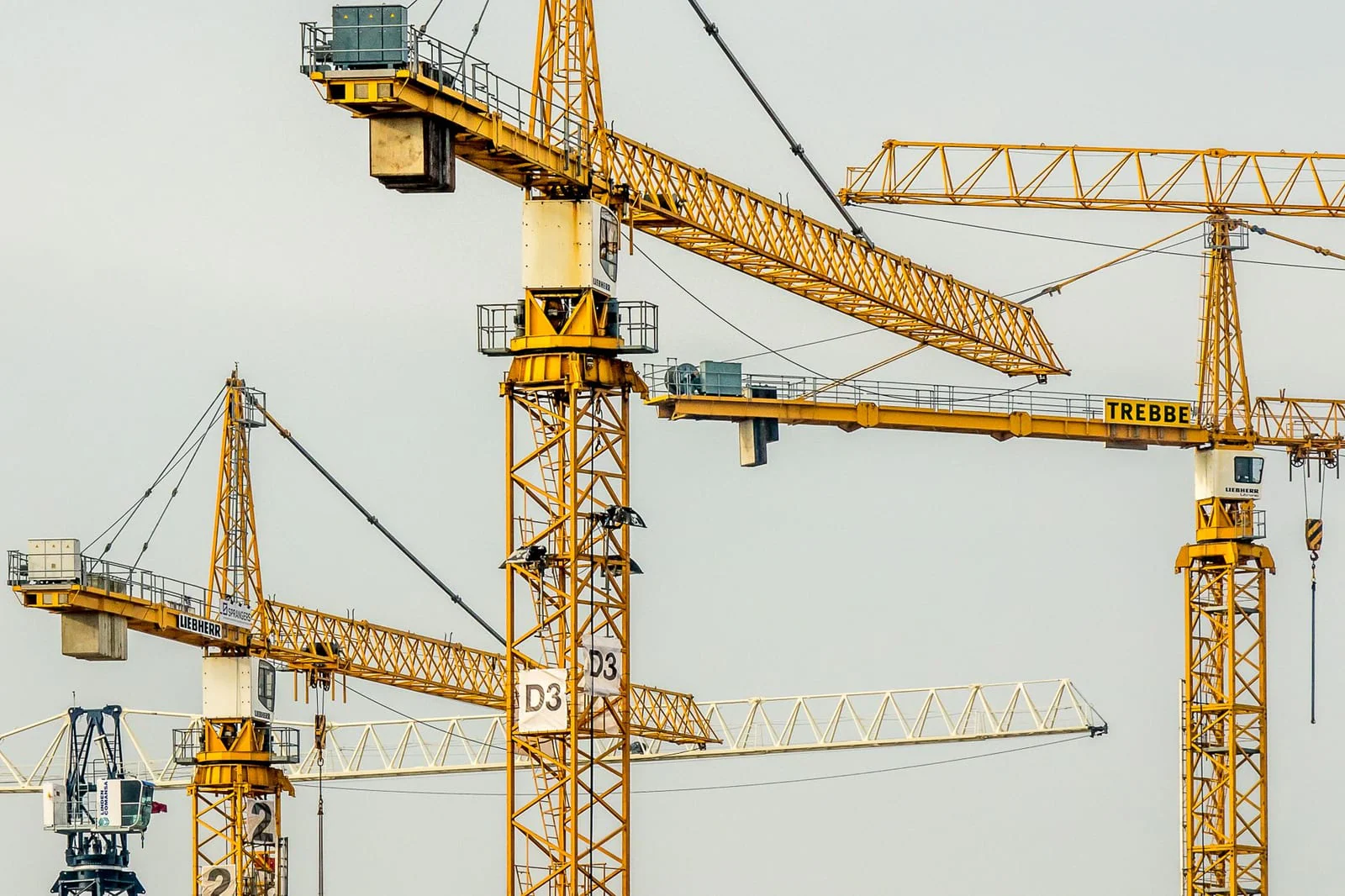 Construction tower crane