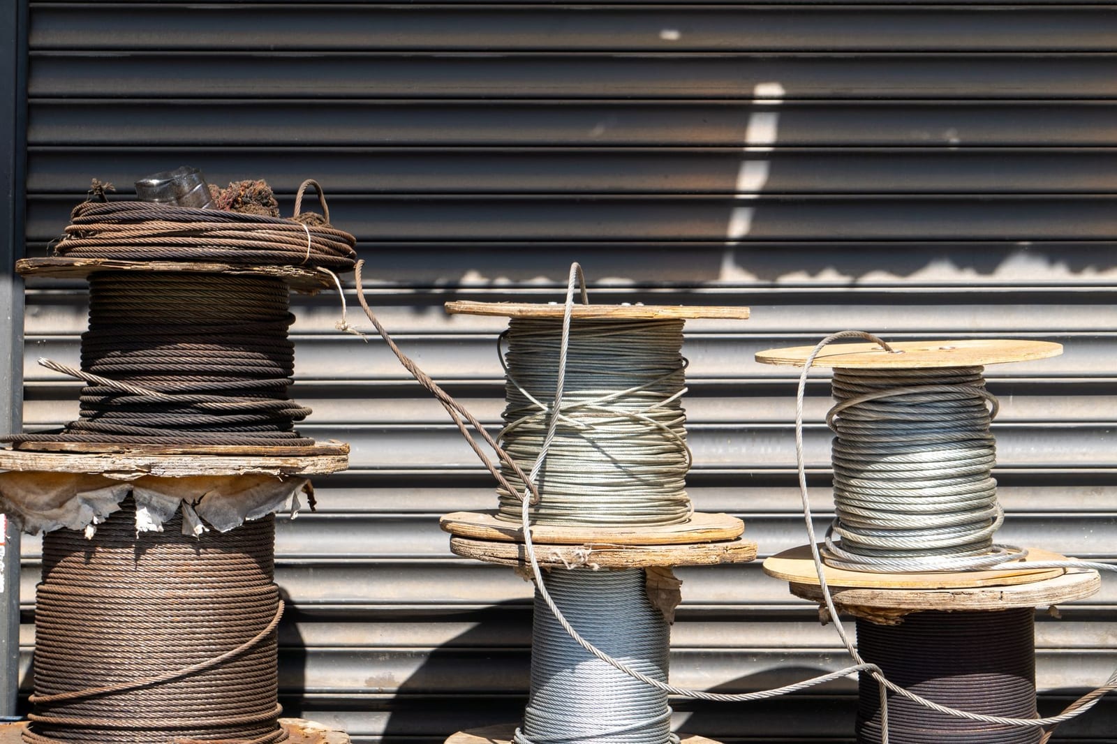 Copper wire coil spool