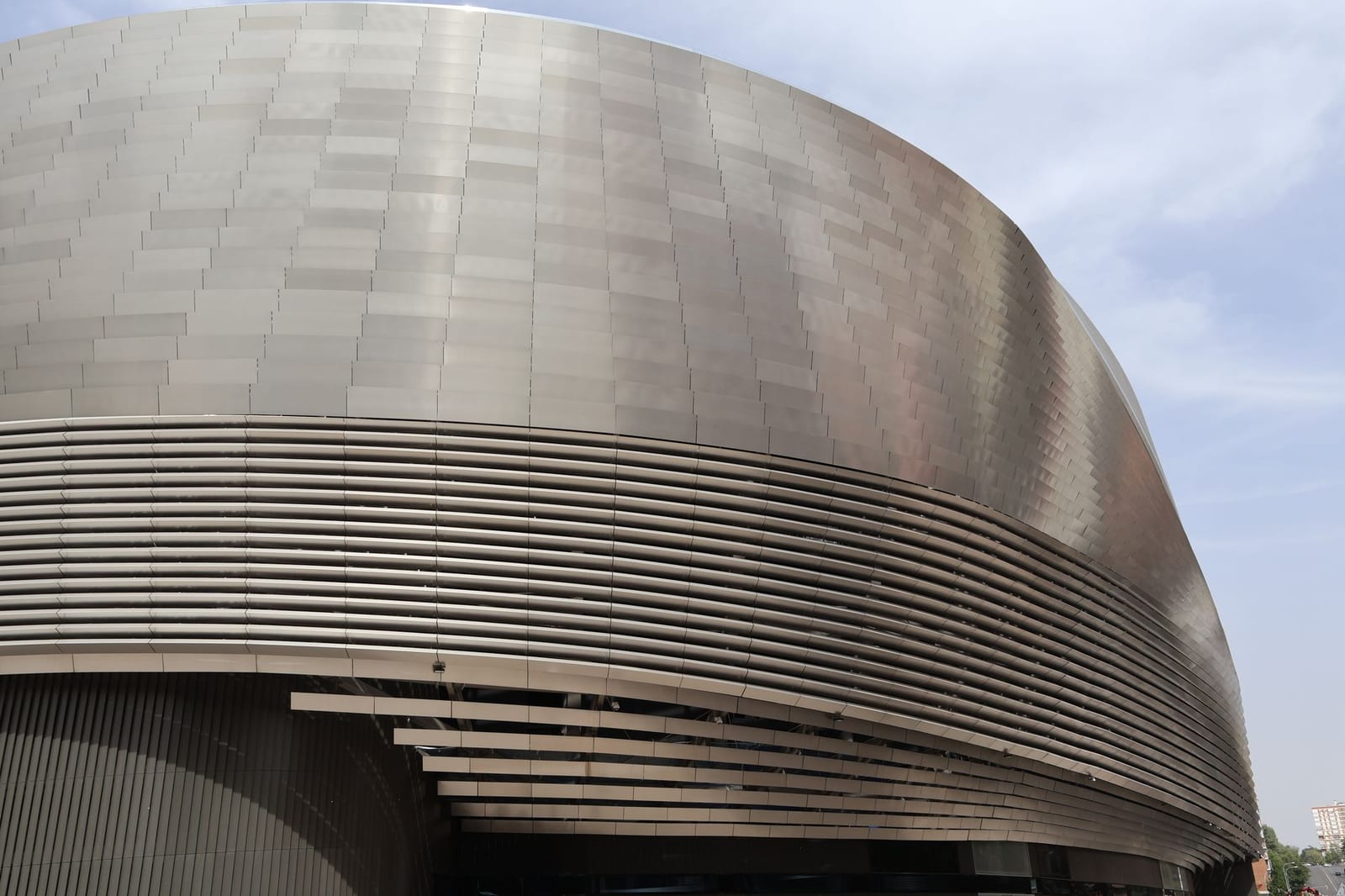 Titanium metal facade architecture panel